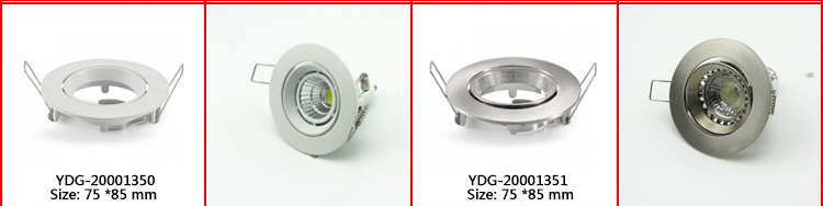 Zinc Alloy GU10 Light Fitting Diameter 50mm Bulb Halogen Light Fixture